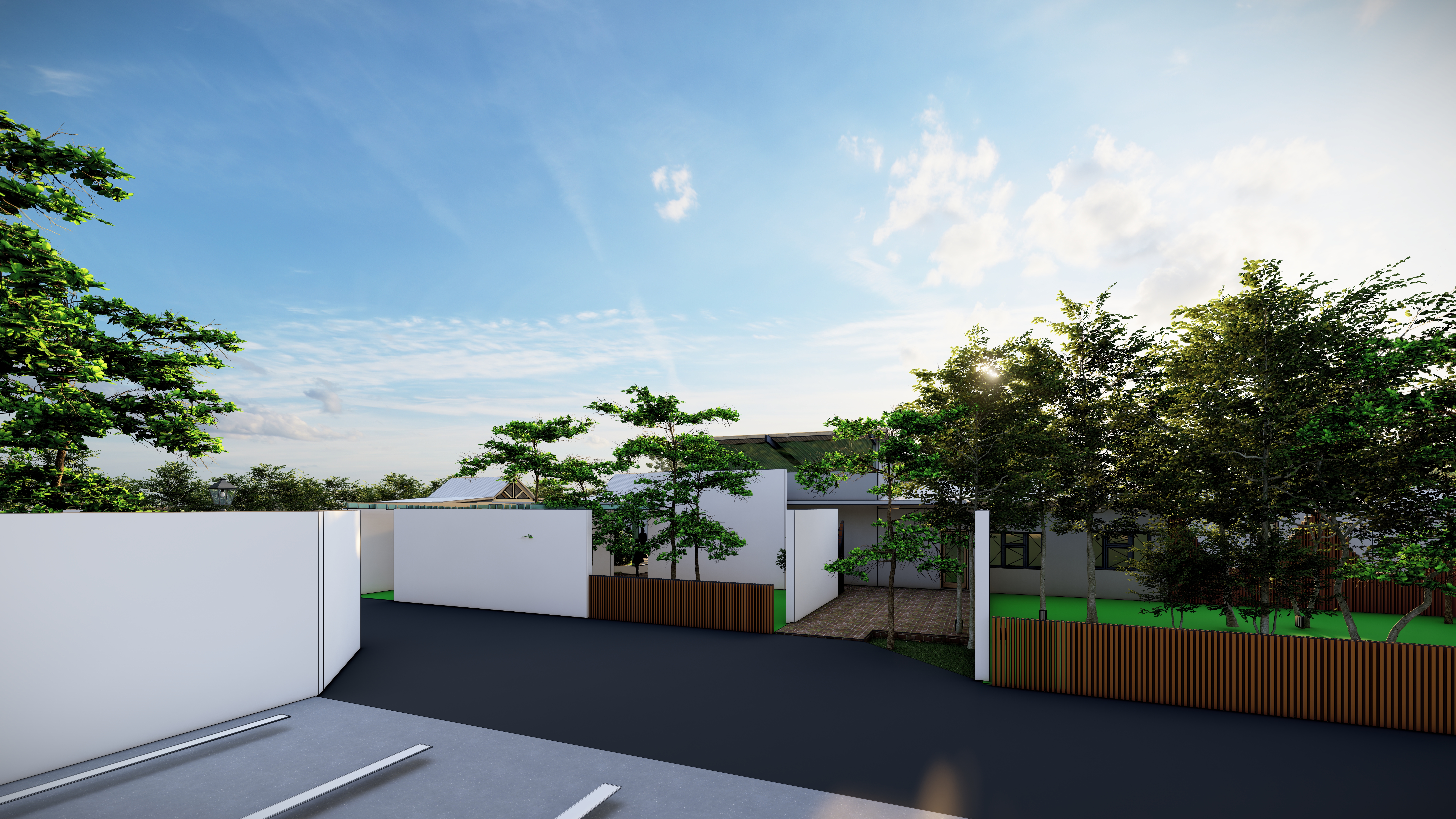 Eye-level photo match render